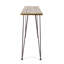 Table de bar industrielle en bois et métal