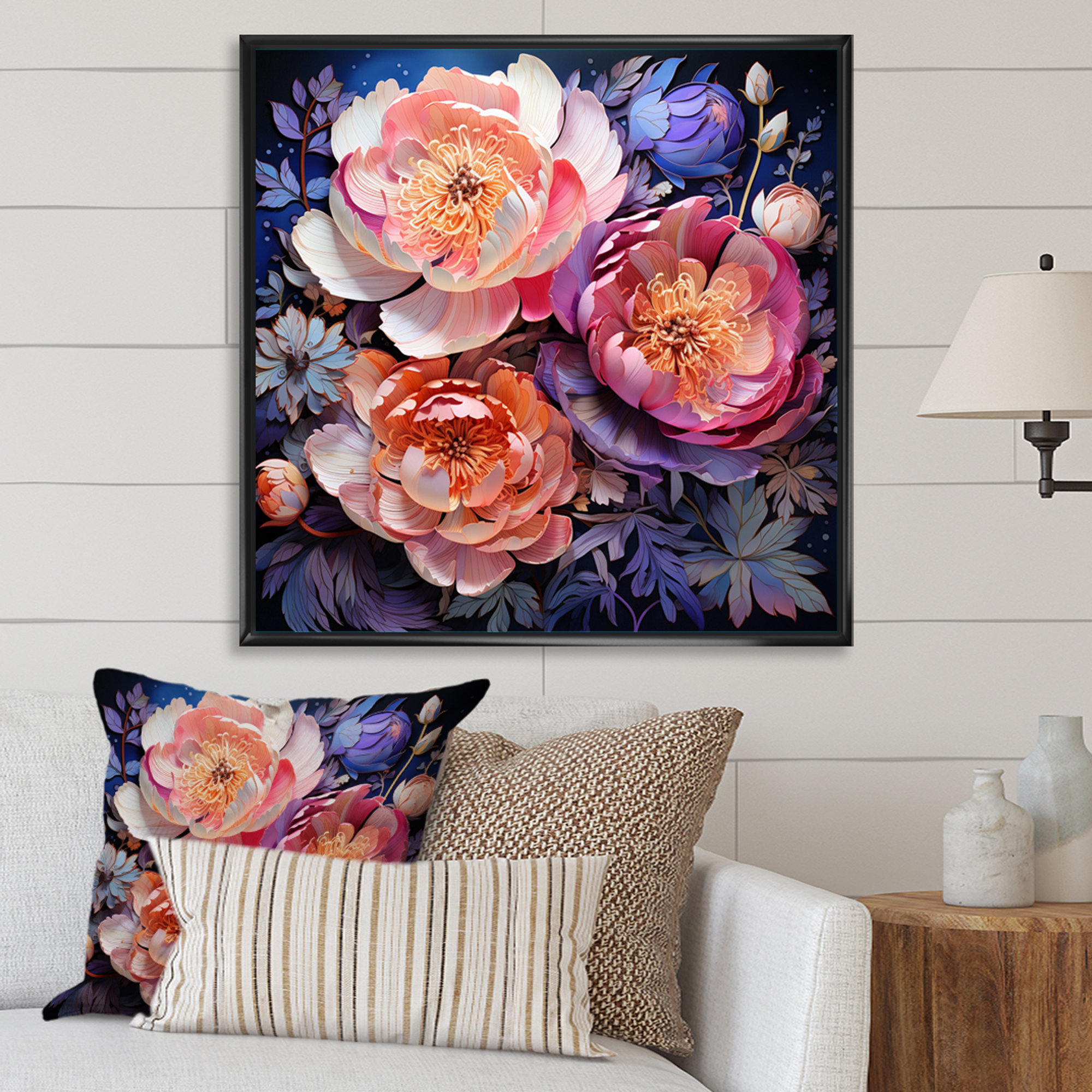 Red Barrel Studio Pink Peonies Serenade I - Floral Wall Decor - Wayfair ...