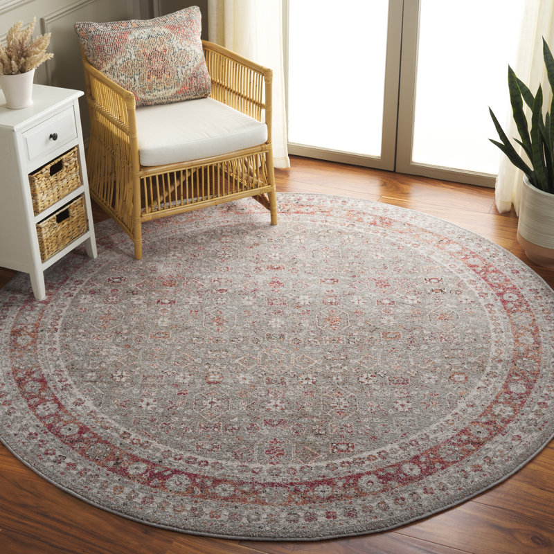 Joosten Vintage Tabriz Performance Oriental Rug, Round 6'7"