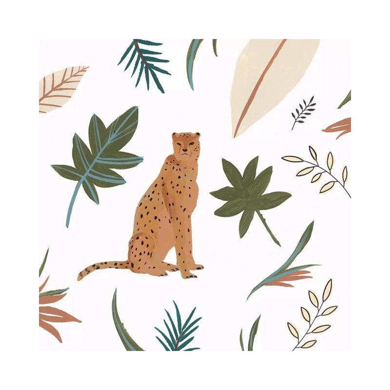 African Cheetah I by Isabelle Z - Print on Canvas, Wrapped Canvas, 30.48 cm H x 30.48 cm W