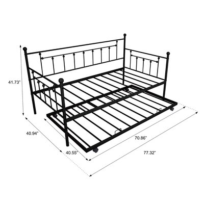 Red Barrel Studio® Dormon Daybed with Trundle & Reviews | Wayfair