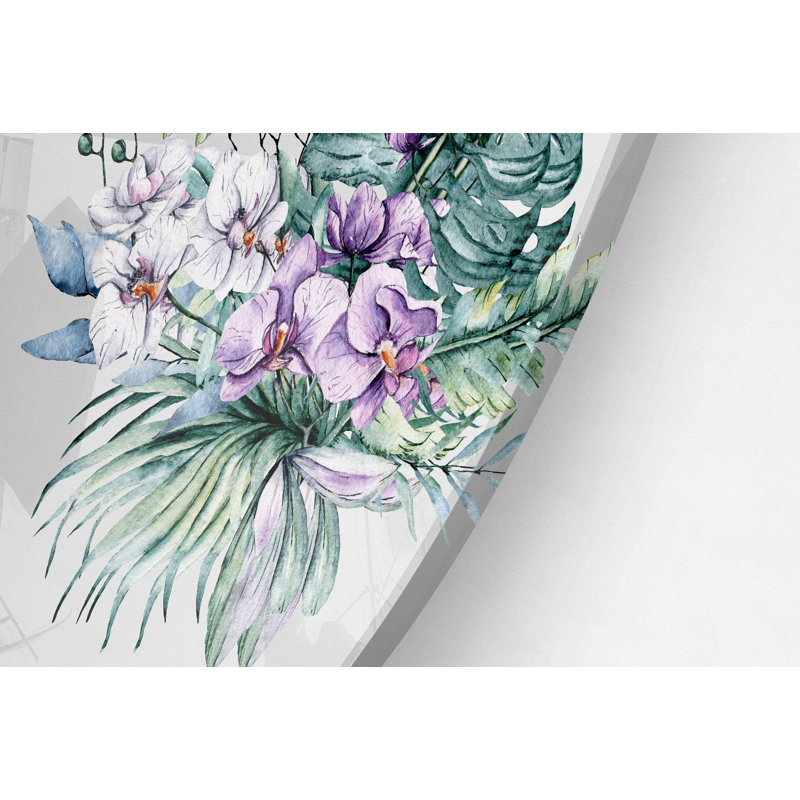 Décoration murale orchidée