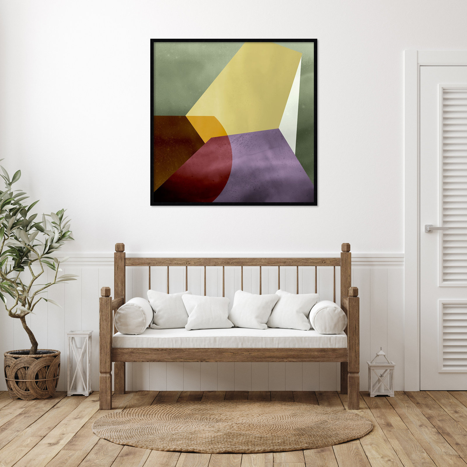 Flagler "Essentially Minimal VI" Print, 41" H x 41" W, Black