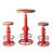 Jermeshia 2 - Person Pine Pedestal Dining Set-1888808953-1888808950