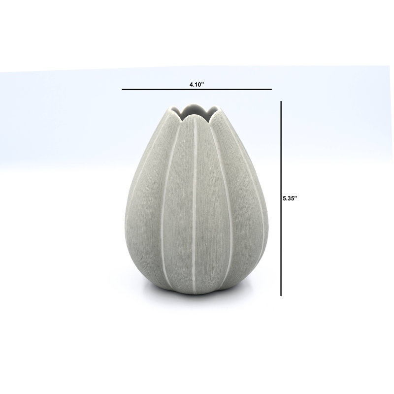 Vase de table Eisman, Gris