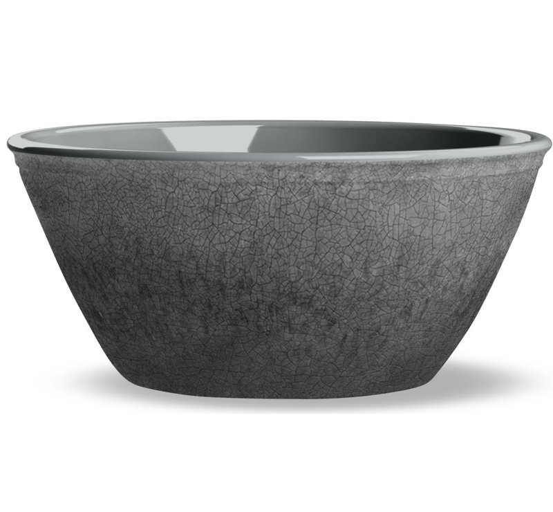 23,5 oz. Bol à céréales Glaze, gris