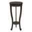 Table d'appoint, 2 niveaux, bout, lampe, table de chevet, ronde, table d'appoint, placage, traditionnel