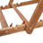 Folding Beach Chair Fabric and Wooden Frame-635243955