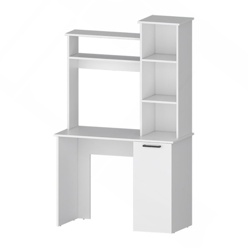 3-Tier Storage Shelves Computer Desk