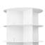 Étagère à chaussures rotative 360, armoire de rangement pour 7 chambres à coucher, grande capacité de rangement, hauteur intérieure de 21 cm, tablettes, installation rapide, support non durable, chambre à coucher, capacité, blanc, panneaux, stable et