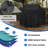 Outdoor Patio Grill Cover with Reinforced Handles & Adjustable Straps