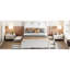 Grand lit plateforme blanc avec lit gigogne simple TG et 2 grands tiroirs-classeurs - Organisez votre chambre à coucher dans un grand côté pour une expérience de sommeil confortable