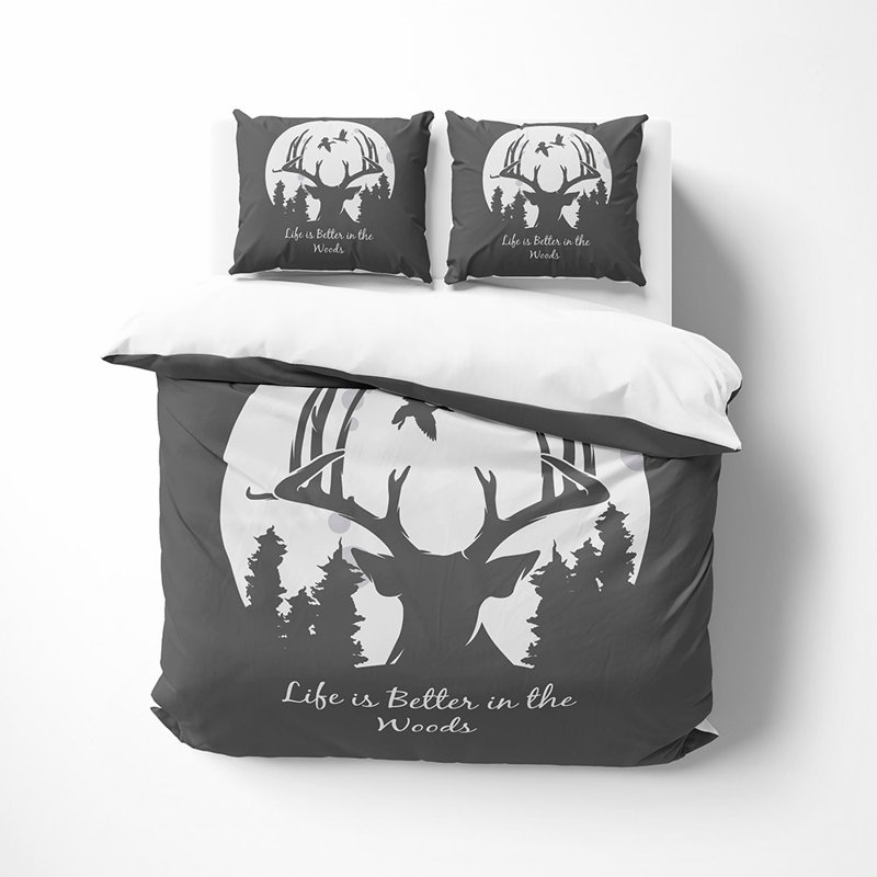 Polyester Duvet Cover, King Duvet Cover + 2 Standard Shams