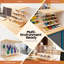 Vitrine transparente, boîte de présentation pour comptoir, boîte transparente à 4 niveaux