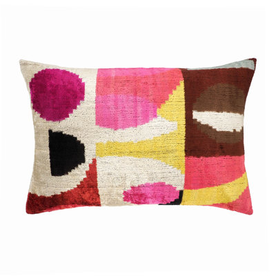 Rio Rio Silk Velvet Ikat Pillow