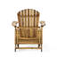 Fauteuil inclinable rustique, structure en bois, structure respirante, chaise longue à alternance tactile avec finition à la surface de l'eau, expérience confortable, large, option de rehaussement différente