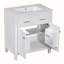 Meuble-lavabo simple 30 po avec comptoir en céramique Lissie-31895817