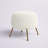 Loranzo 19.7" Wide Round Standard Ottoman-924268352