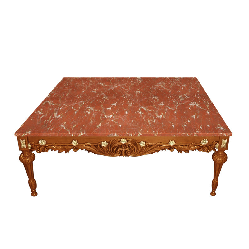 Coffee Table, Crema Valencia, Burl 03