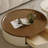 Beige Solid + Manufactured Wood Round Coffee Table Sets
