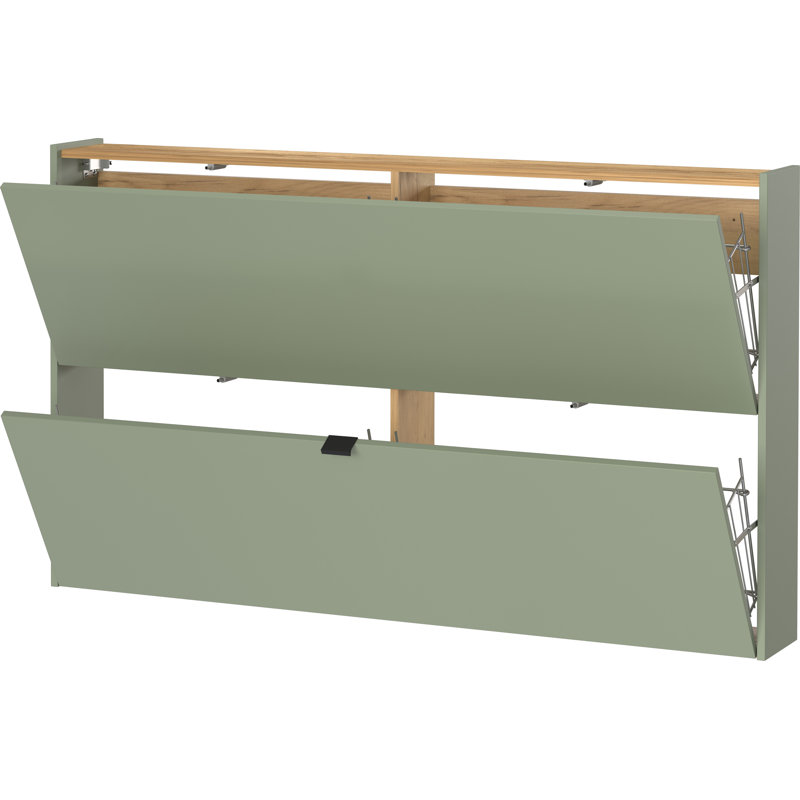 Nyack Shoe Storage Cabinet, Green