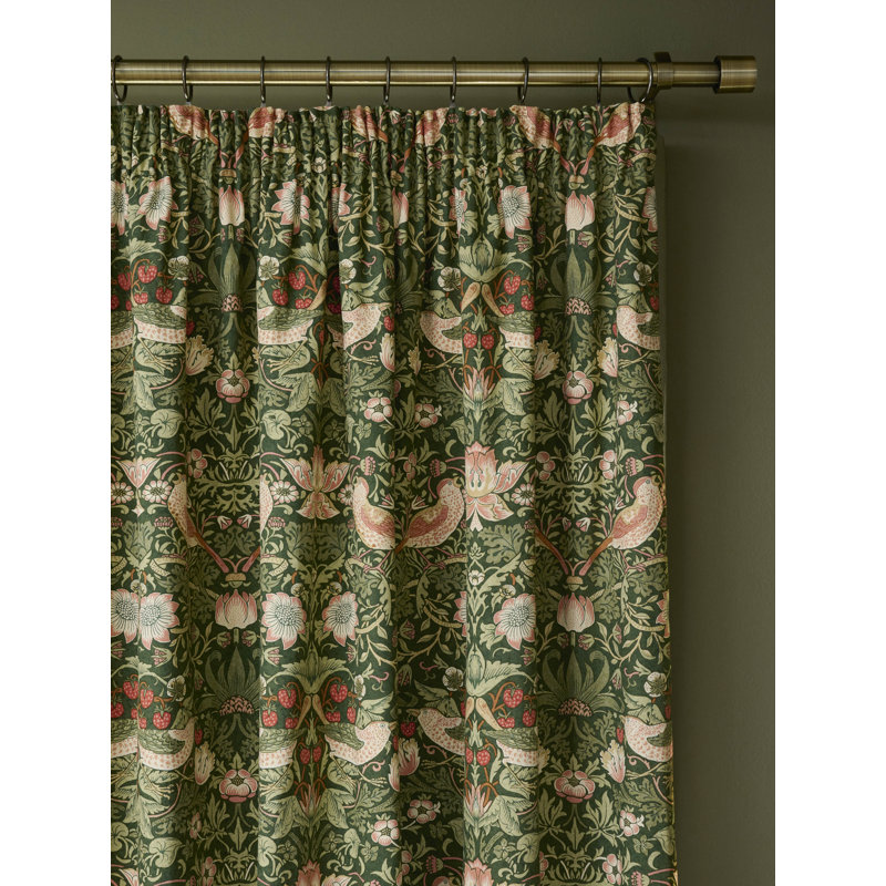 Cotton Blend Blackout Curtain Panel Pair, 229cm W x 183cm L