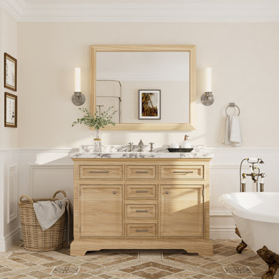 Amara Tempered Glass Mounted Wall Mirror