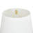 Ceramic Table Lamp - Merken Gold - White Shade