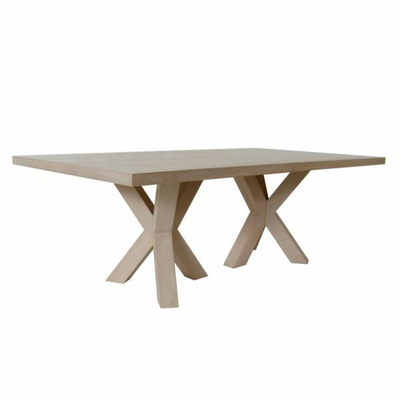 Haines Dining Table, Cerused Oak