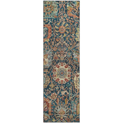 Premium Machine Washable Wayne AMF1101 Damask Rug