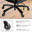 Grande et haute chaise de bureau pivotante de 500 lb, siège à ressorts large, expérience d'assise confortable, soutien lombaire ergonomique, mouvement à 360 degrés, matériau en coton brun, chaise à assemblage rapide pour les utilisateurs lourds,