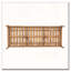 Canapé d'extérieur 3 places en bois d'acacia