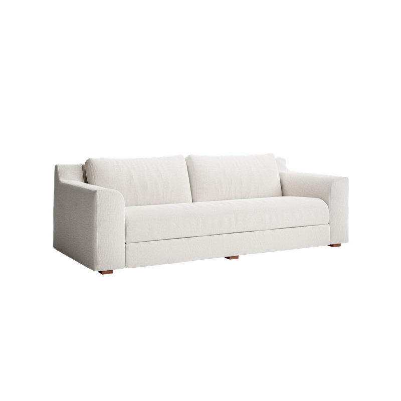 All-Natural Elevate Sofa 86", Oat Upcycled Poly