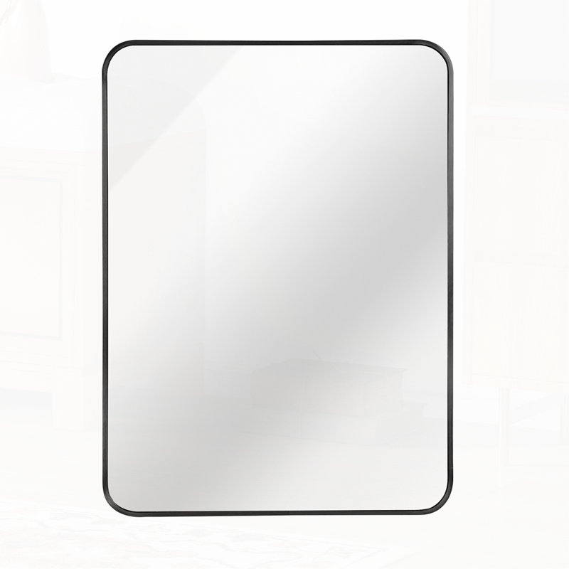 Miroir de salle de bain, Noir, 36 po x 24 po