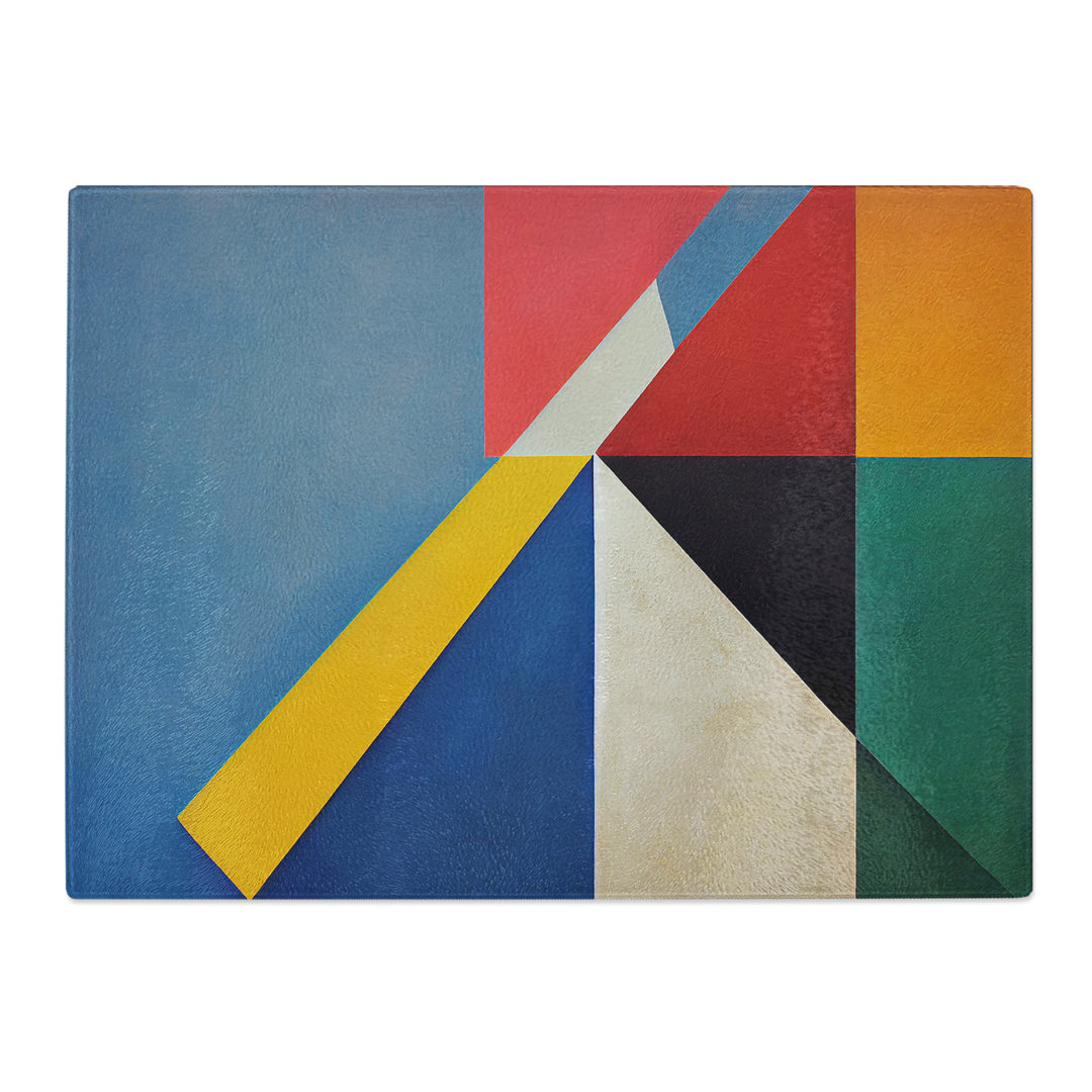 Suprematism Art Abstract Vol.3  Glass Chopping Board