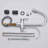 Kitchen Sink Faucet with Pull Down Sprayer 2 Handle 3 in 1 Water Filter Purifier Faucets-123245354