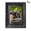 Cadre photo noir 1 PC 11 po x 14 po avec lignes horizontales et verticales 1PC