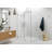 Illume 48 in. x 47.5 in. x 78 in. 90-degree Fully Frameless Wall Hinged Glass Shower Enclosure-60628507