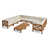 Teak Frame / Beige Cushion selected