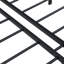 Structure de lit robuste en métal noir, facile à assembler, sans bruit pendant l'utilisation, support de 1000 livres, lattes renforcées pour matelas, rangement sous l'espace, réglages multiples idéaux, pieds