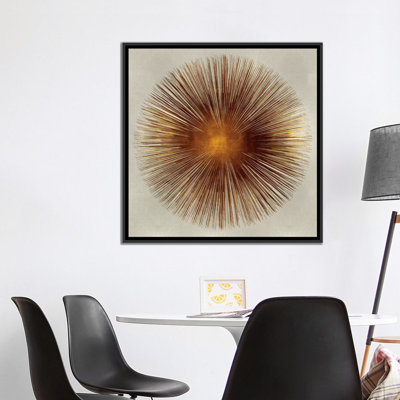 «Bronze Sunburst I» par Abby Young - impression d'art graphique