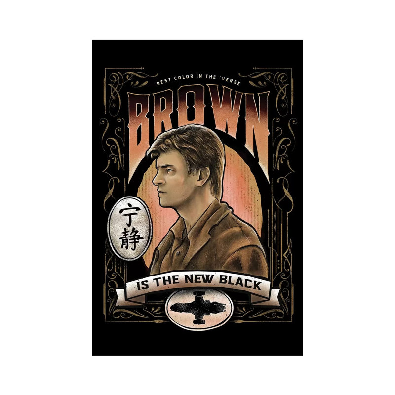 Brown Is The New Black by Barrett Biggers - Wrapped Canvas Print, 30.48 cm H x 45.72 cm W