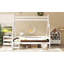 Lit plateforme double avec escalier, lit simple en bois massif-1034063012-1034063035