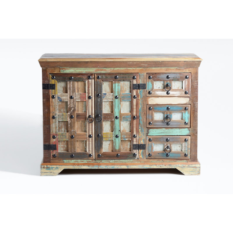Croom 110cm Solid Wood Sideboard