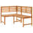 Bistro Set Brown Solid Acacia Wood