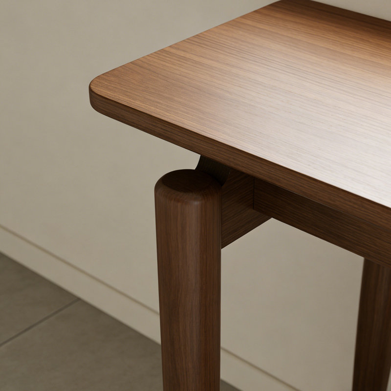 Console Modern Minimalist Art, H 29,53 po x l 51,18 po x P 11,81 po, Brun