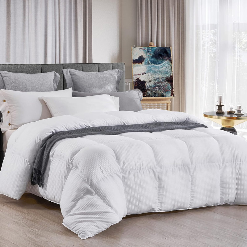 Ensemble de couette édredon Bedding, Très grand, Blanc
