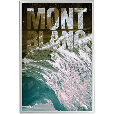 Cadre en aluminium verrouillable M&T Affiche, profil de 1,25 po, fixation murale, affiche à chargement frontal, photo, certificat, cadre de document avec housse antireflet