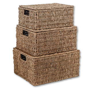 Discount School Supply® Extra Large Wicker Oval Baskets - Set of 3