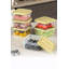 Ensemble de boîtes de rangement en plastique durable (6 pièces), jaune, 3,5 x 4,1 x 2,2 pouces | Capacité de 350 ml par pièce | Convient au lave-vaisselle, idéal pour organiser la cuisine et la maison, conception empilable pour une utilisation efficace de l'espace-1547631719